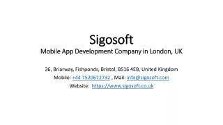 Mobile App Development Company In London, UK