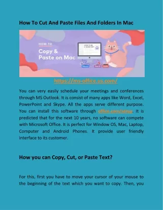 how to cut and paste files and folders in mac