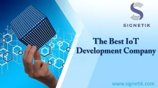 The Best IoT Development Company