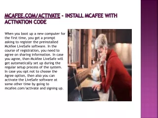 McAfee.com/Activate - Install McAfee with Activation Code