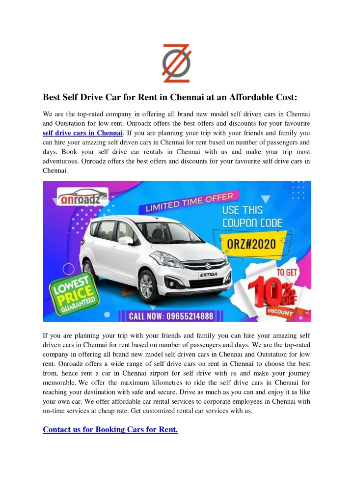 best self drive car for rent in chennai