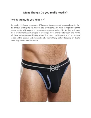 mens thong do you really need it mens thong