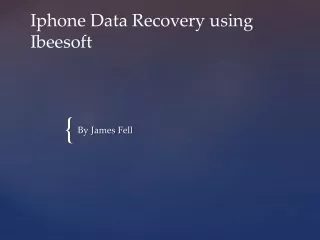 ibeesoft iPhone Data Recovery | Recover Complete data