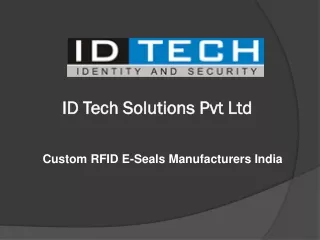 RFID Seal | RFID E Seal Container | RFID Container Security Seal