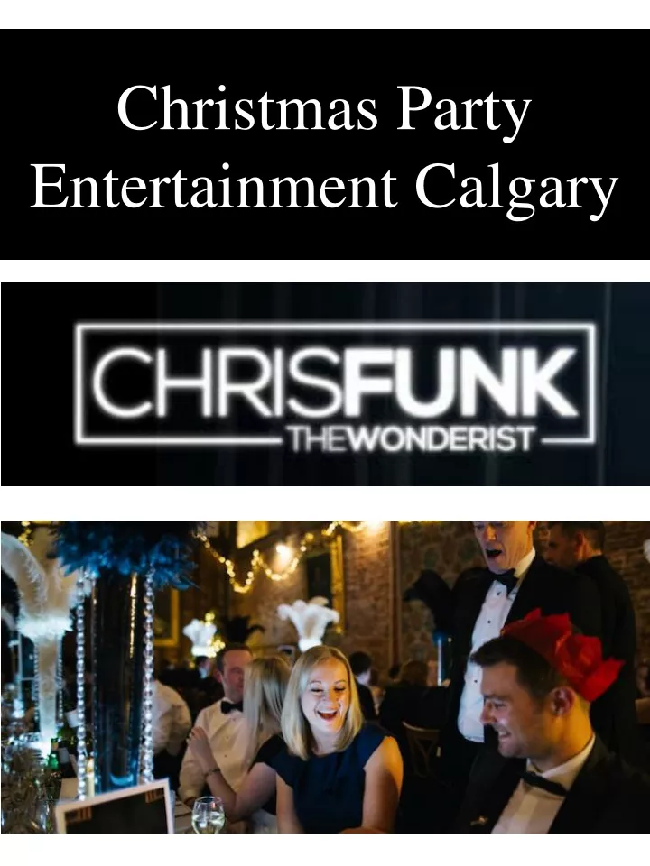 christmas party entertainment calgary