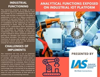 industrial functioning