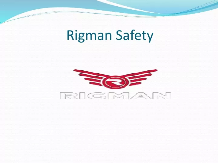 rigman safety