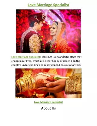 Love Marriage Specialist | Love Problem Expert  91-7087691015