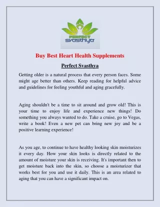 buy best heart health supplements