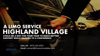 a limo service
