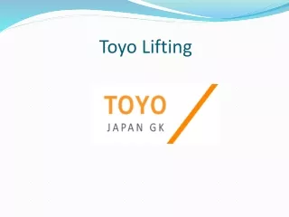toyo lifting