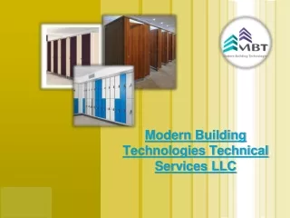 modern building technologies technical services