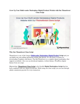 grow up your multi vendor marketplace digital