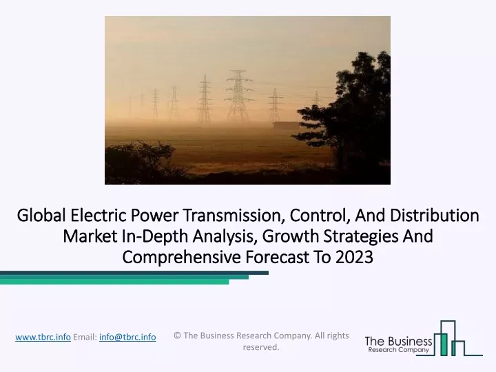 global global electric power transmission control
