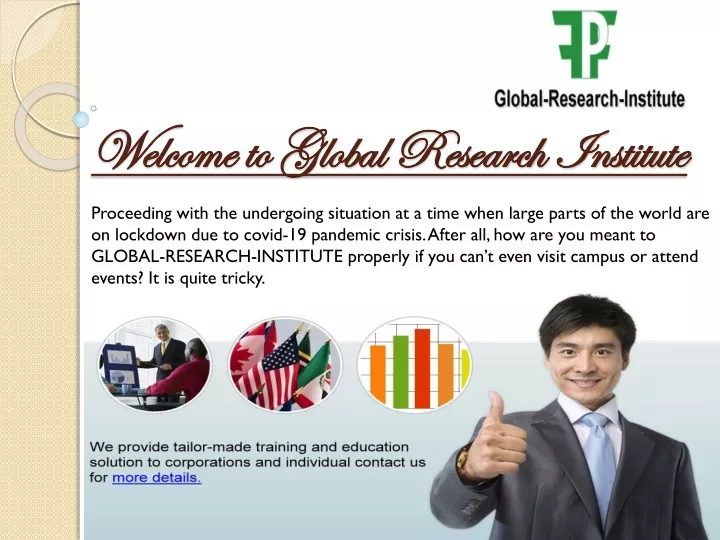welcome to global research institute