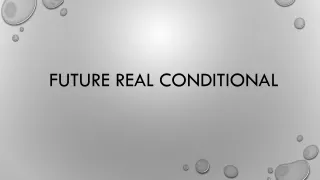 future real conditional