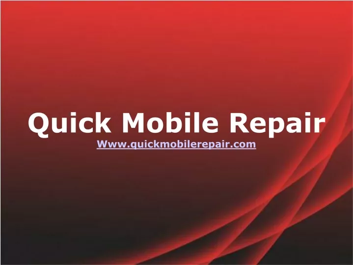 quick mobile repair www quickmobilerepair com