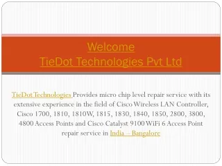 welcome tiedot technologies pvt ltd