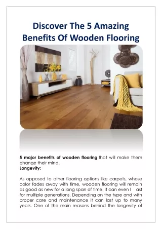 types of flooring