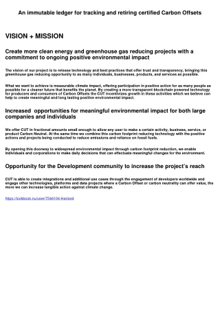 An immutable ledger for tracking and retiring certified Carbon Offsets