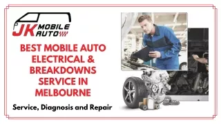 Best Mobile Auto Electrical & Breakdowns Service in Melbourne