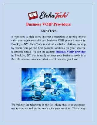 business voip providers