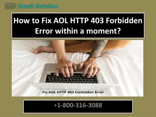 Steps to Fix AOL HTTP 403 Forbidden Error |  1-800-316-3088