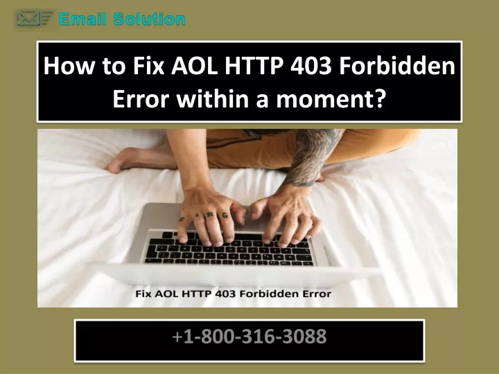 how to fix aol http 403 forbidden error within a moment