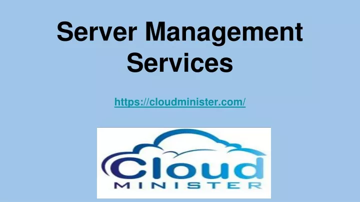 server management services