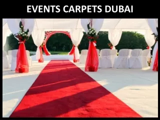 events carpets dubai