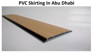 pvc skirting in abu dhabi