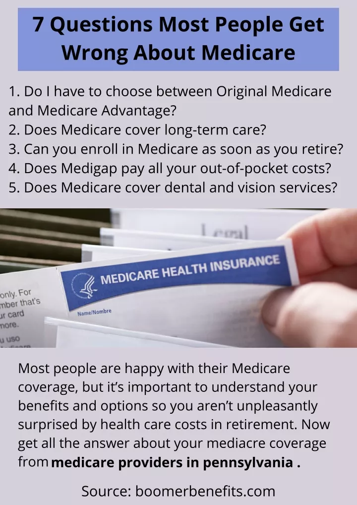 7 questions most people get wrong about medicare