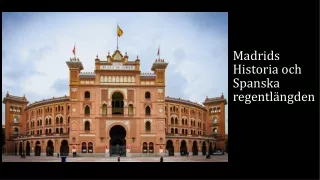 madrids historia och spanska regentl ngden