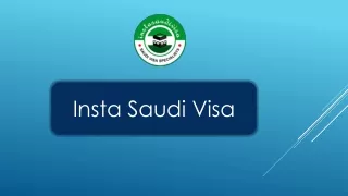 Saudi Arabia Visa Online Apply