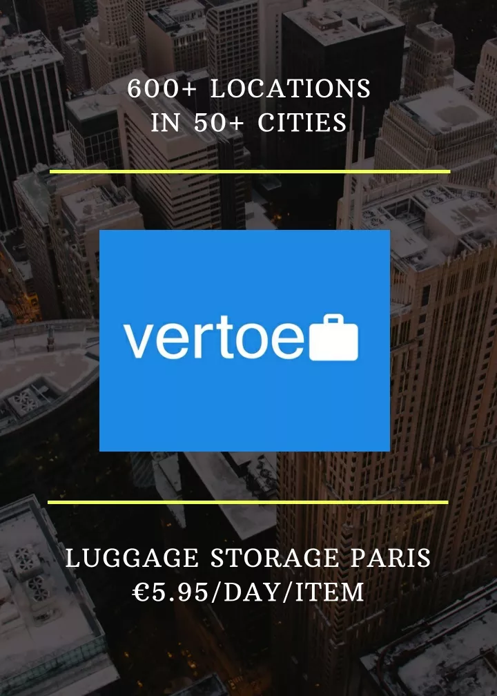 600 locations in 50 cities