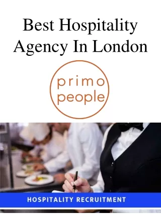 Best Hospitality Agency In London