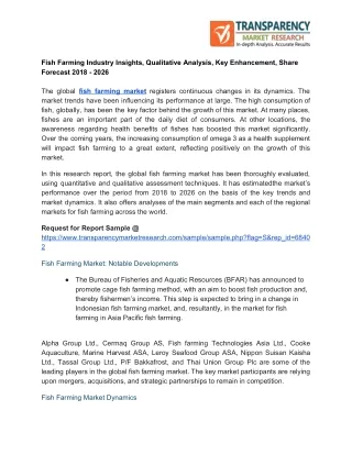 fish farming industry insights qualitative