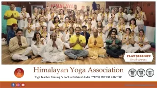 Yoga Teacher Training in Rishikesh India - Himalayan Yoga Association