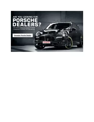 Champion Porsche Customer Reviews