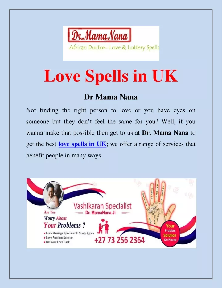 love spells in uk