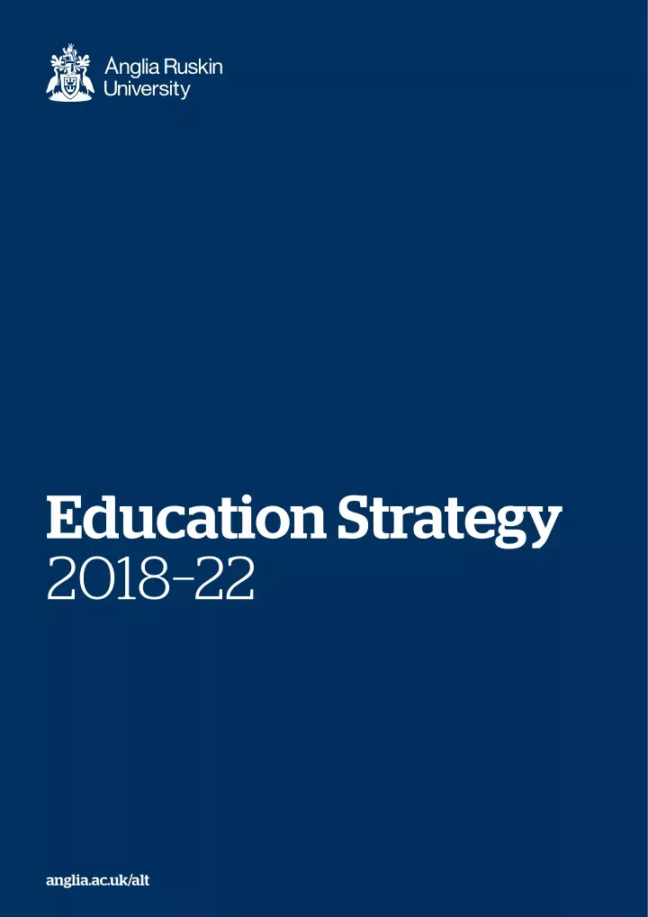 education strategy 2018 22
