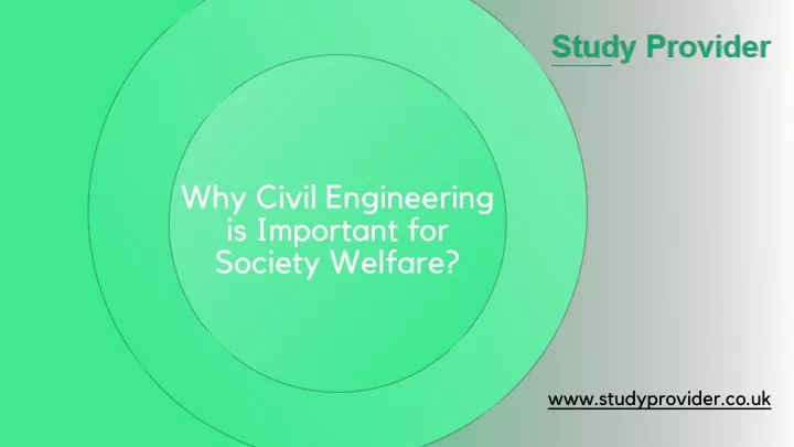 why civil engineering is important for society