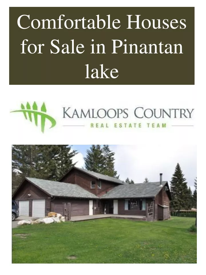 comfortable houses for sale in pinantan lake