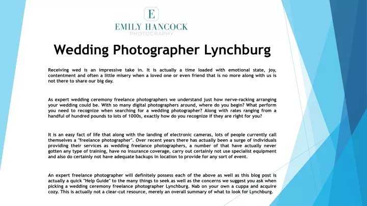 wedding photographer lynchburg