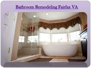 Bathroom Remodeling Fairfax VA