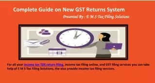 GST Return Filing Services