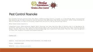 pest control roanoke