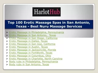 Erotic Massage in Jacksonville, Florida
