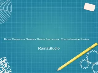 thrive themes vs genesis theme framework