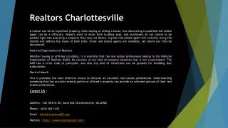 realtors charlottesville